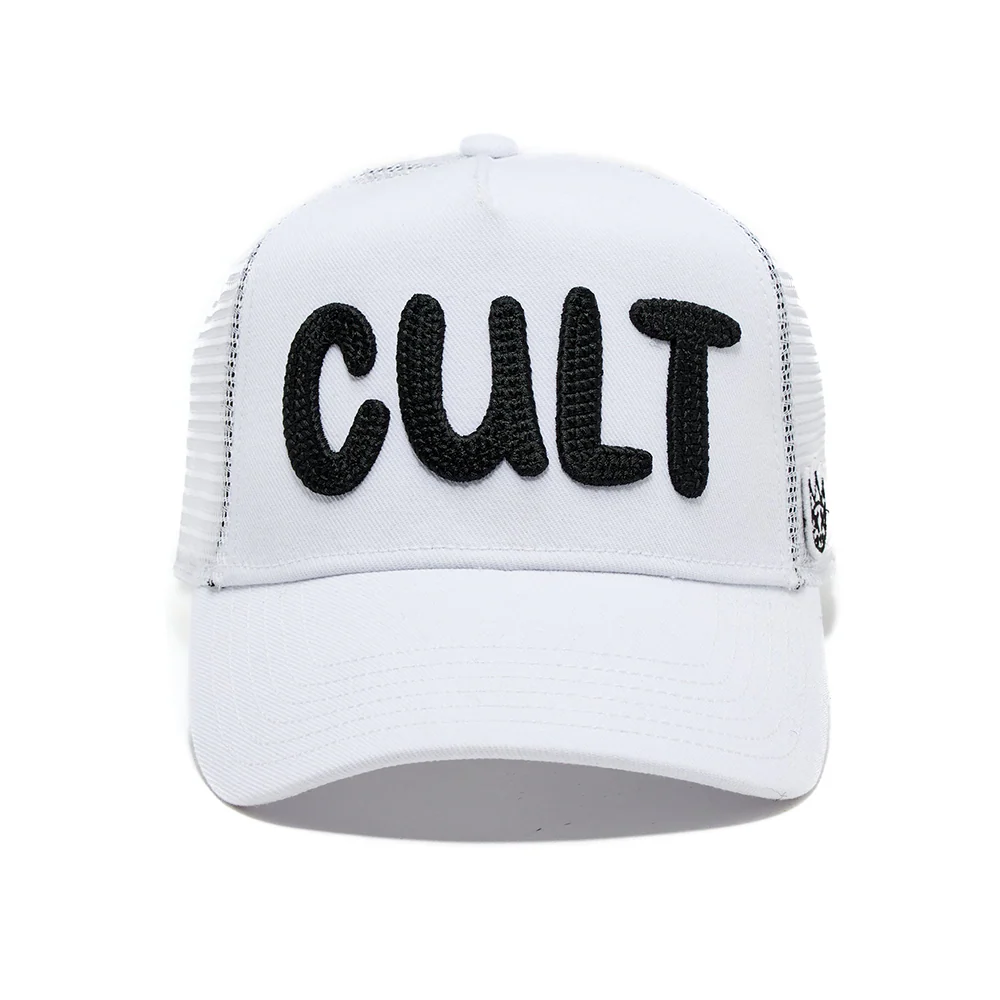 Cult of Individuality Cult's Cult Chain Logo Hat in White