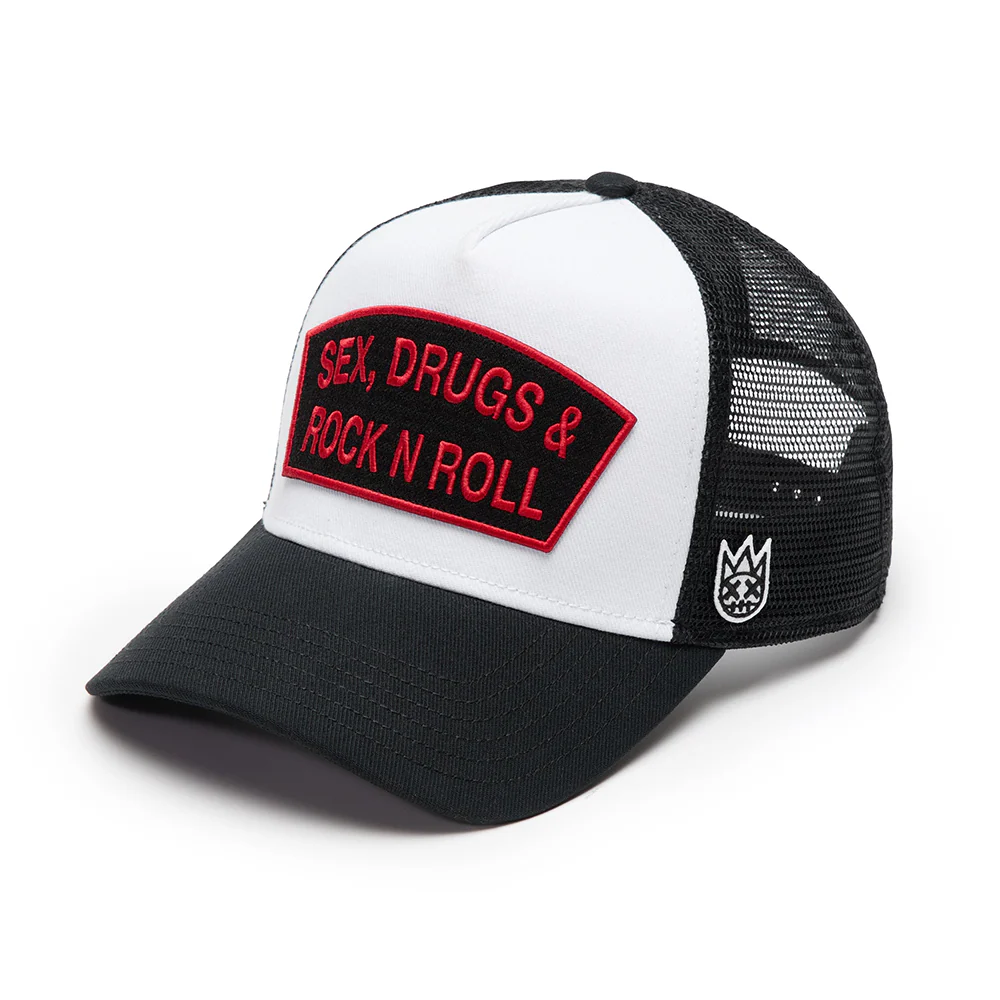 Cult Of Individuality Mens Sex Drugs Rock N Roll Trucker Hat - Image 2