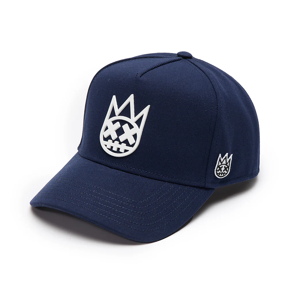 Cult's Logo Mesh Back Trucker Hat "Shimuchan" in Midnight Blue - Image 2