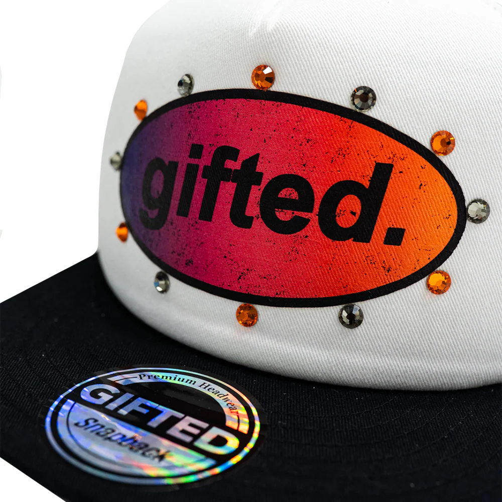 Everyone Is Gifted Hat Black White - Image 2
