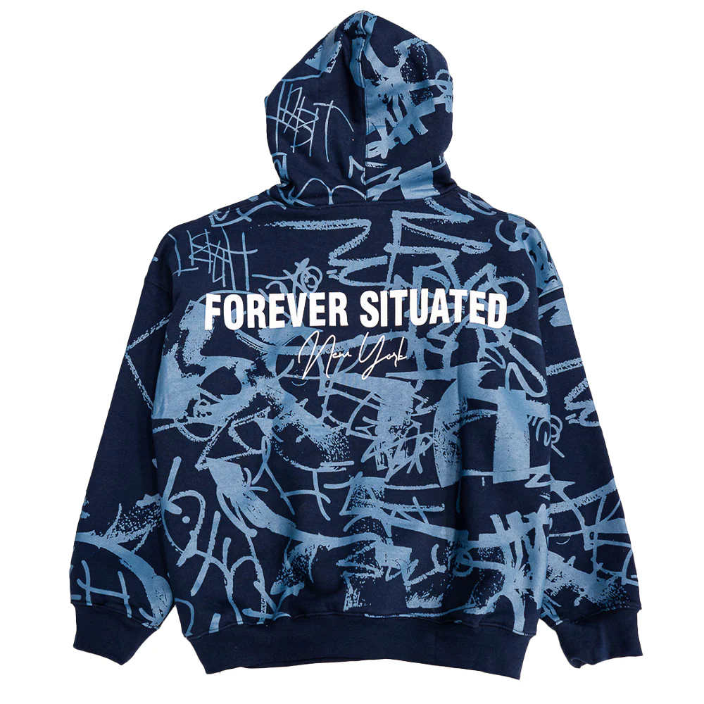 Forever Situated Graffiti Hoodie - Image 3