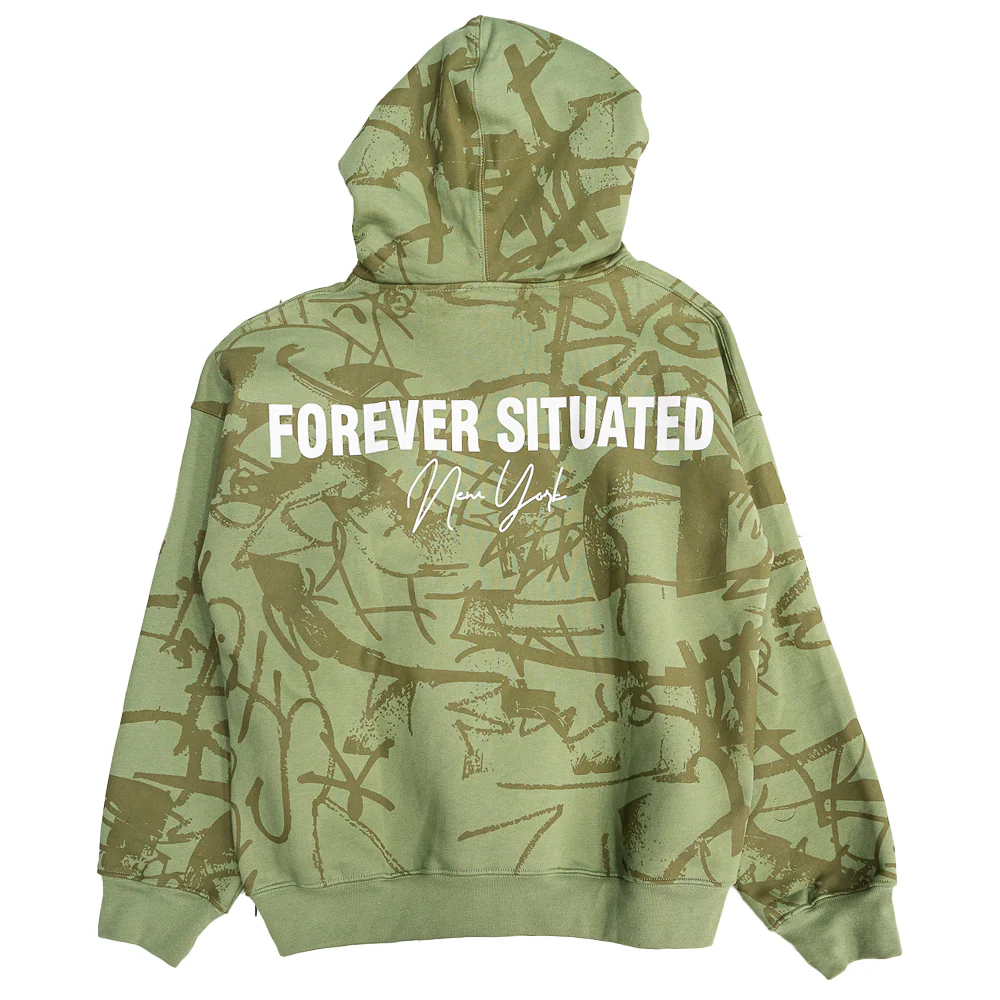 Forever Situated Graffiti Hoodie - Image 3