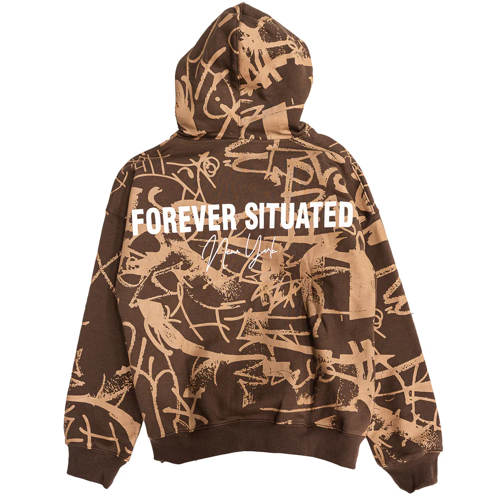 Forever Situated Graffiti Hoodie - Image 3