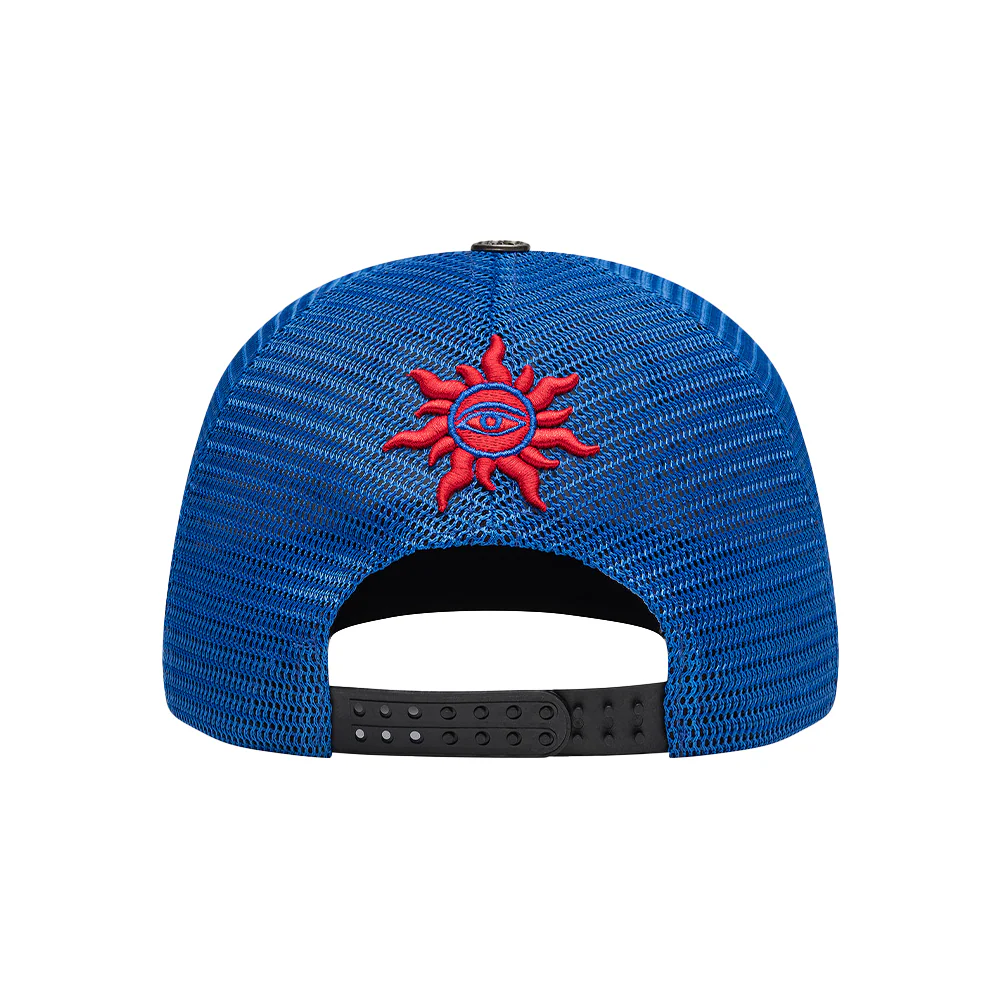 Godspeed GS Neo Trucker Hat (Blue/Yellow/Red) - Image 2