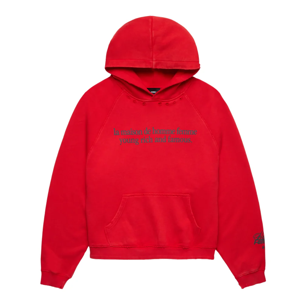 Homme + Femme Destroyed Maison Hoodie