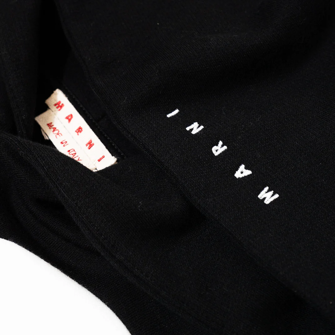 Marni Hooded Sweatshirt w/ Maxi Pois - Image 2
