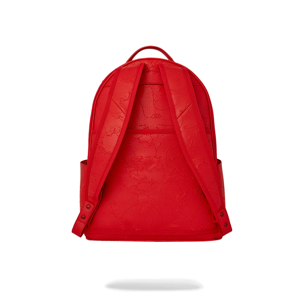 Sprayground James First Class Ruby Red Chateau Backpack - Image 2