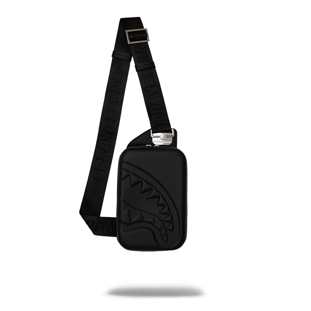 Sprayground Printed Zipper Hard-shell Sling