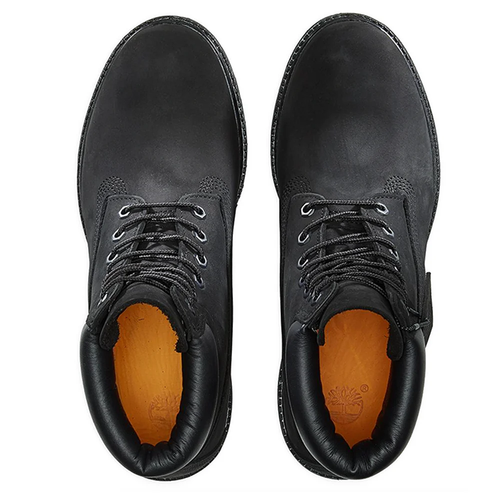 Timberland 6 Inch Premium Waterproof Boots Black - Image 3