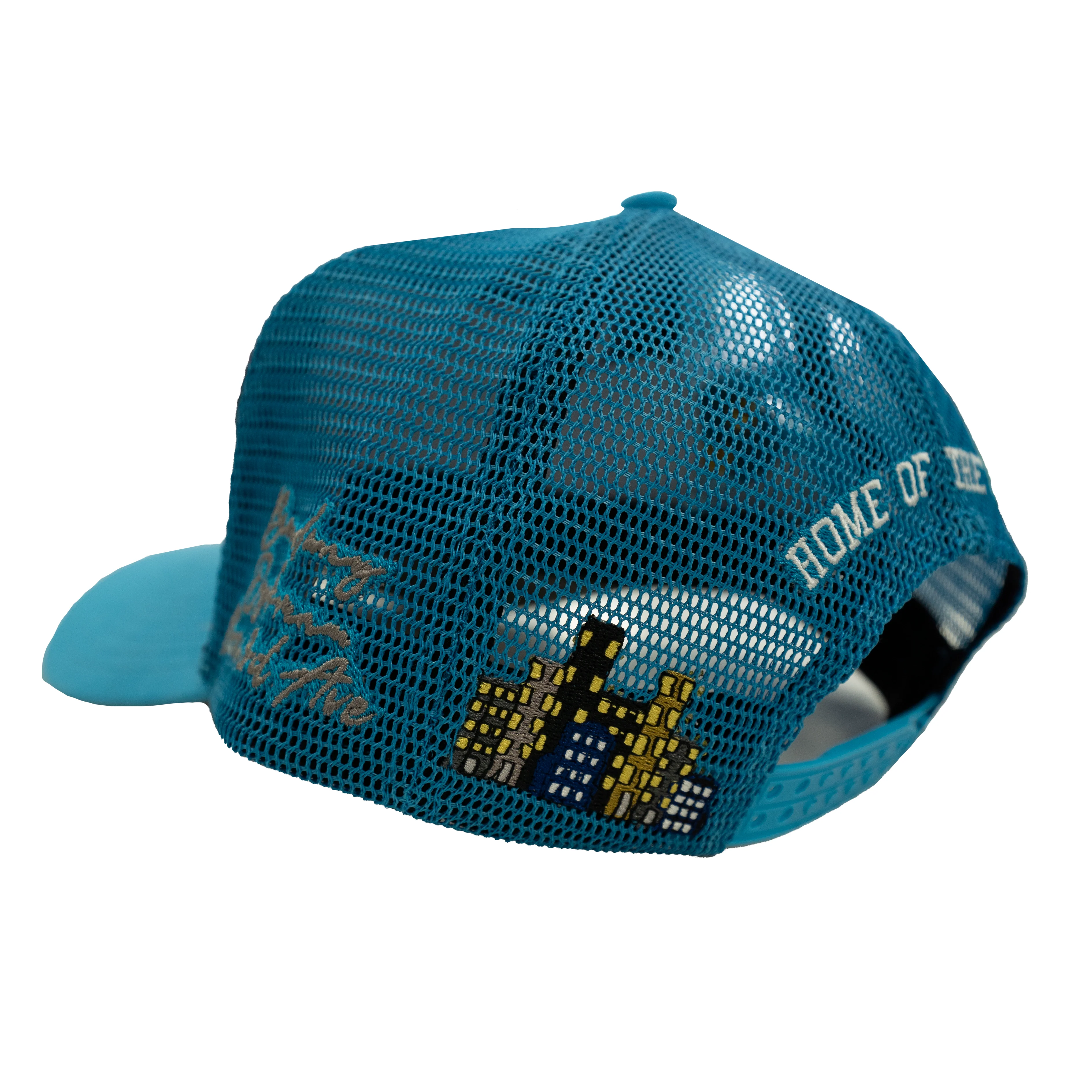UP NYC Trucker Hat Sky Blue - Image 3